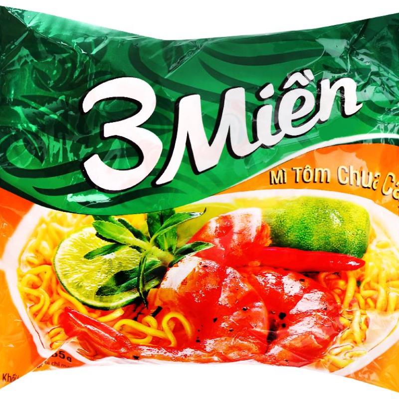 Mì 3 Miền Tôm Chua Cay 65G